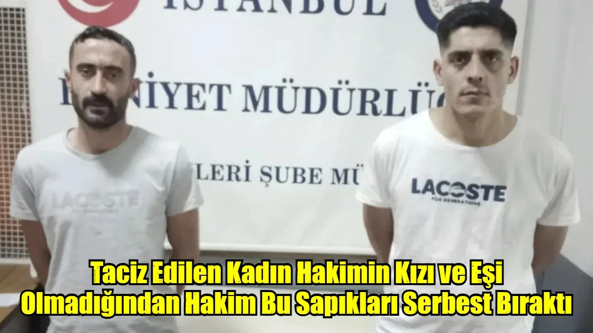 Taciz Edilen Kadın Hakimin Kızı ve Eşi Olmadığından Hakim Bu Sapıkları Serbest Bıraktı