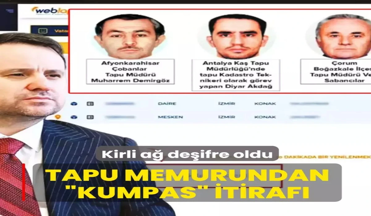 Tapu memuru yetkisiz sorguyu itiraf etti