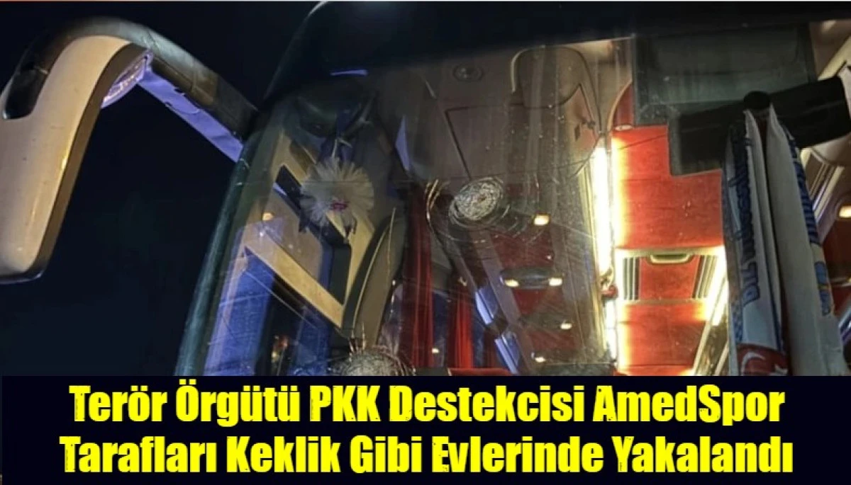 Ter&ouml;r &Ouml;rg&uuml;t&uuml; PKK Destekcisi AmedSpor Tarafları Keklik Gibi Evlerinde Yakalandı