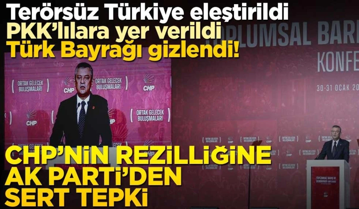 Ter&ouml;rs&uuml;z T&uuml;rkiye eleştirildi, PKK&rsquo;lılara yer verildi, T&uuml;rk Bayrağı gizlendi! 