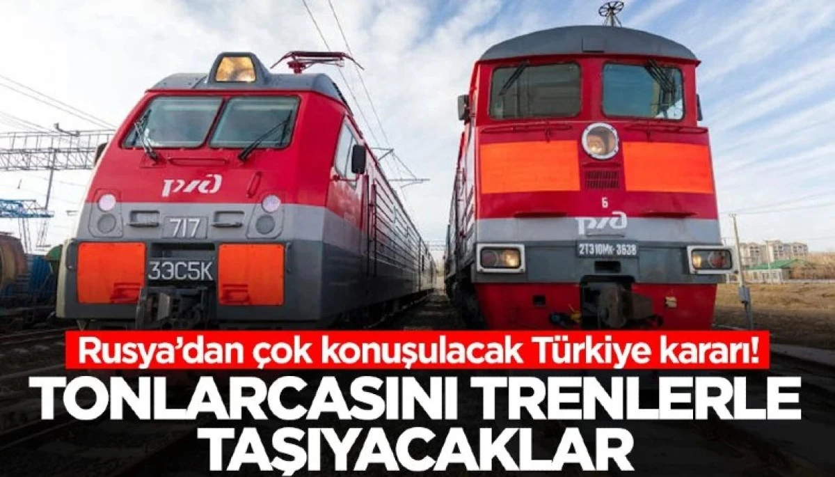 Tonlarca Sebze ve Meyvayı Trenlerle Rusyaya Taşıyacaklar