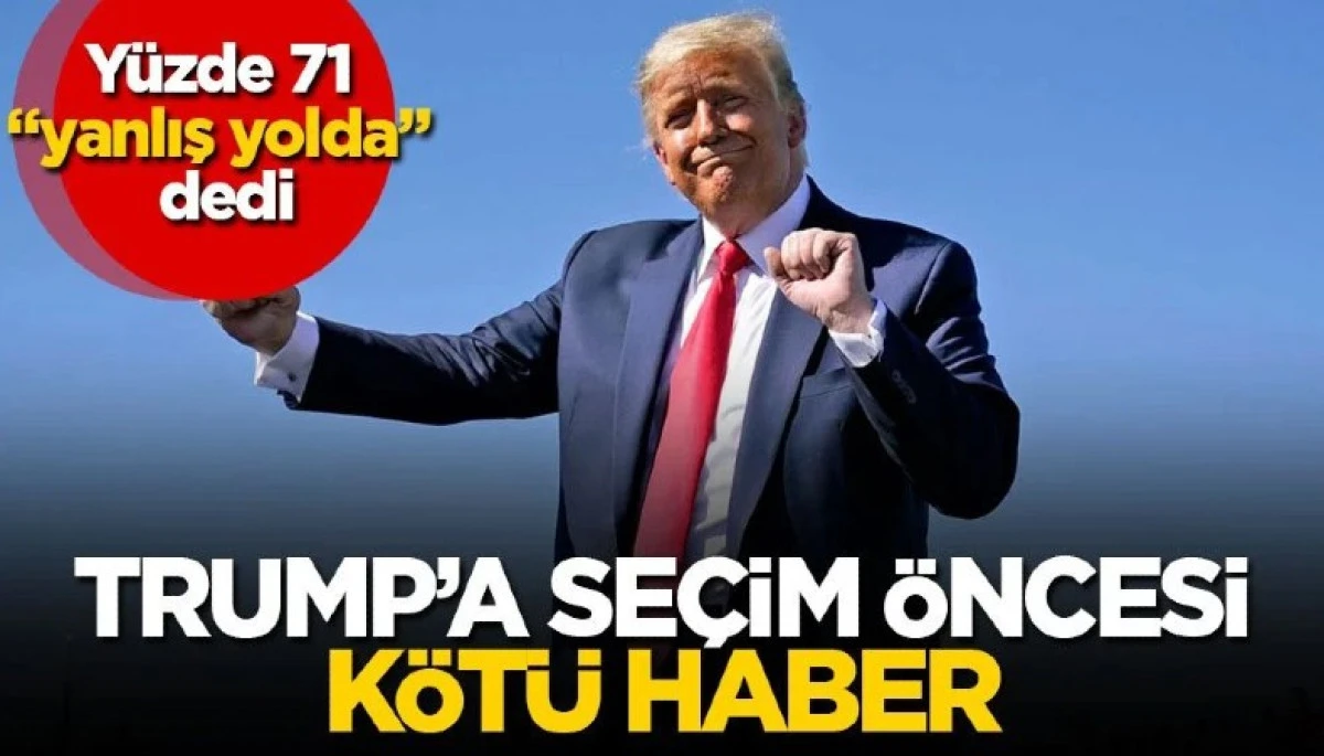Trump&rsquo;a se&ccedil;im &ouml;ncesi k&ouml;t&uuml; haber