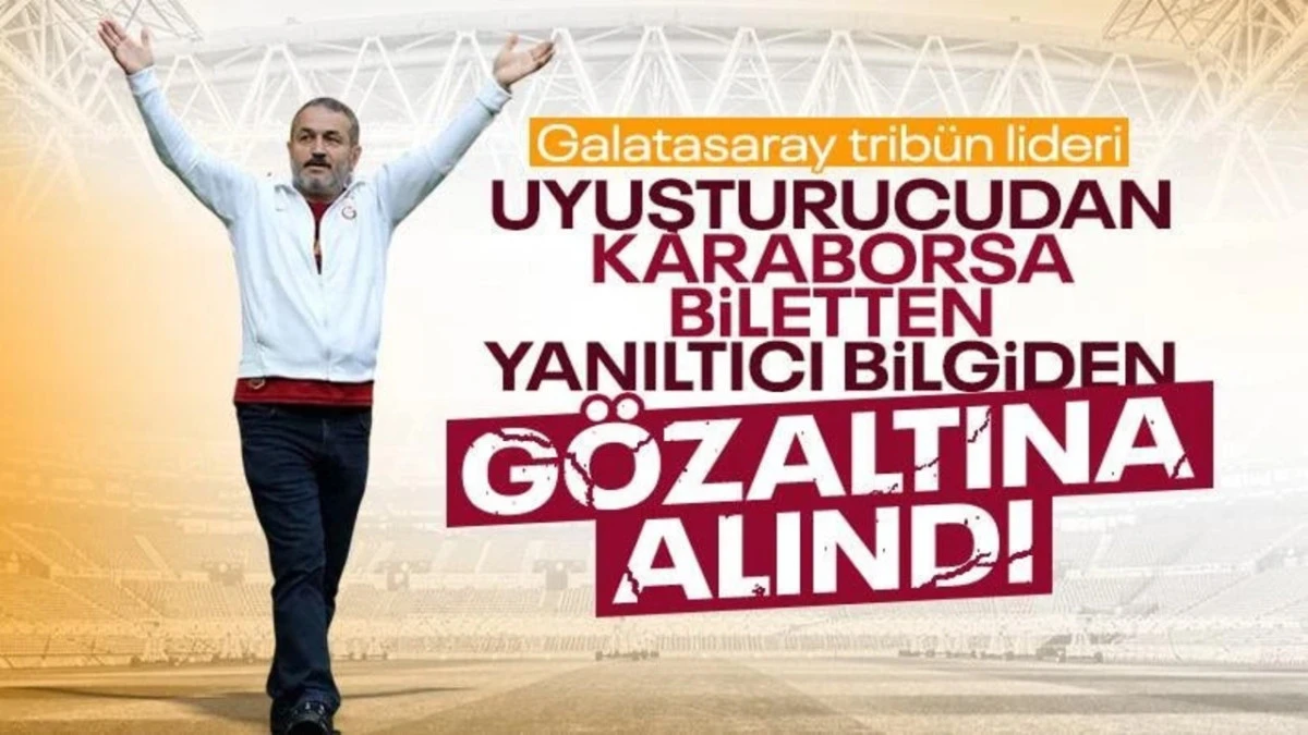 UltrAslan taraftar grubunun lideri g&ouml;zaltında