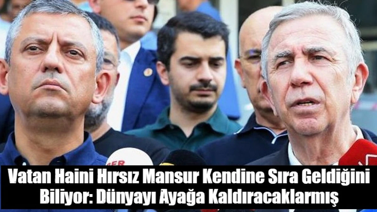 Vatan Haini Hırsız R&uuml;şvetci Sapık Belediye Başkanların Tutuklanmaması Lazımmış 