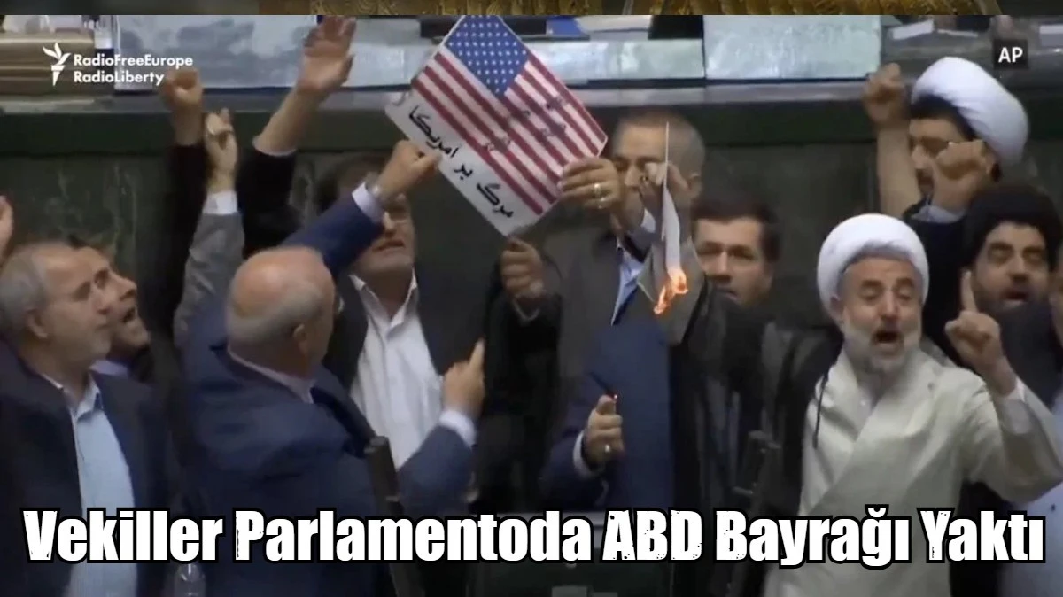Vekiller Parlamentoda ABD Bayrağı Yaktı