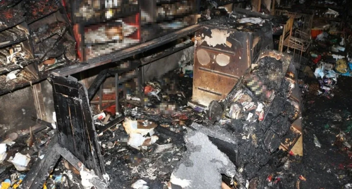 Veresiye Vermeyen Bakkalı Yaktı