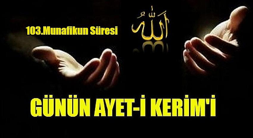 Munafikun - İkiyüzlüler Süresi