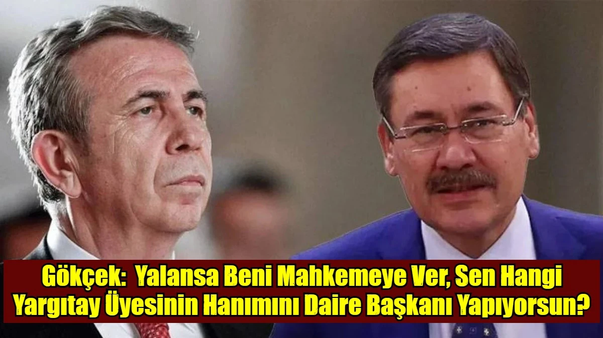 Yalansa beni mahkemeye ver, sen hangi Yargıtay &uuml;yesinin hanımını daire başkanı yapıyorsun?