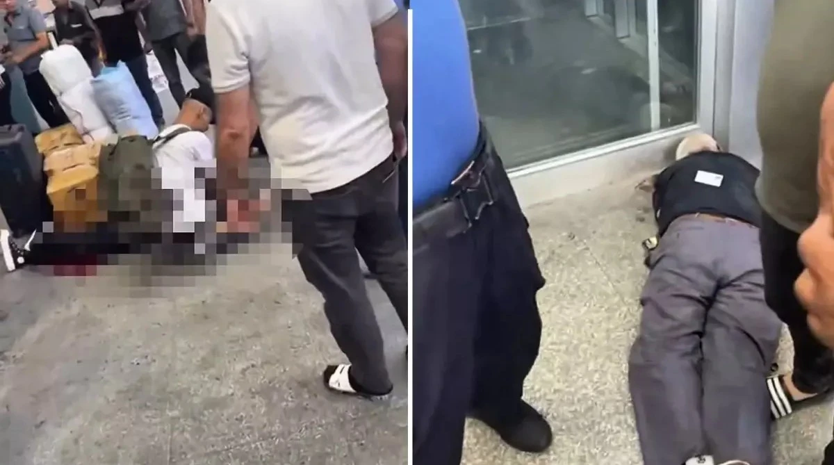 Yaşlı adam silahla kadını vurdu