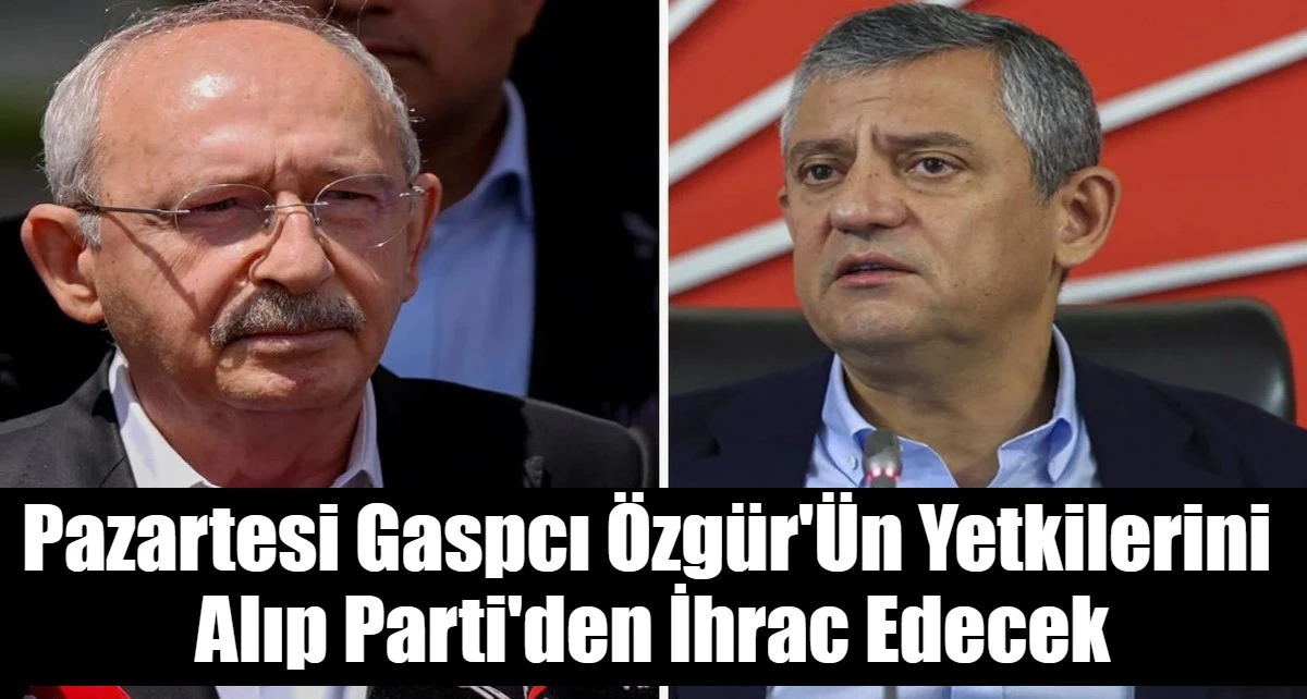Yazmıştık:Pazartesi Gaspcı &Ouml;zg&uuml;r&uuml;n İşini Kılı&ccedil;daroğlu Bİtriecek