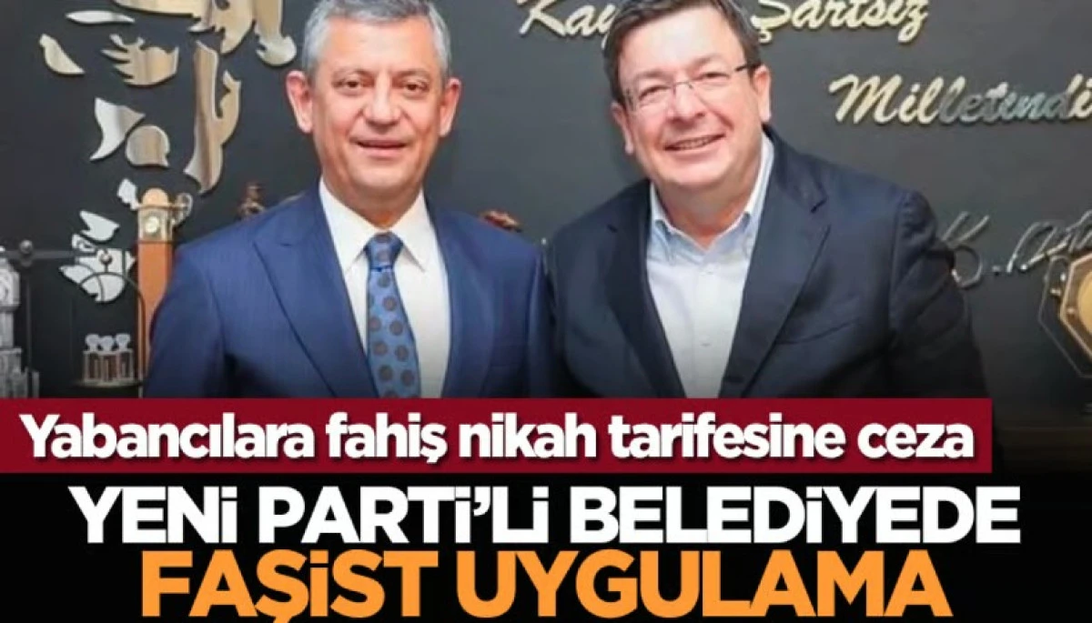 Yeni Parti'li Belediyede Faşist Uygulama
