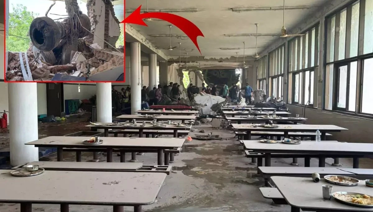 Yolcu Uçağı Tıp Fakültesi Yemekhanesine Düştü