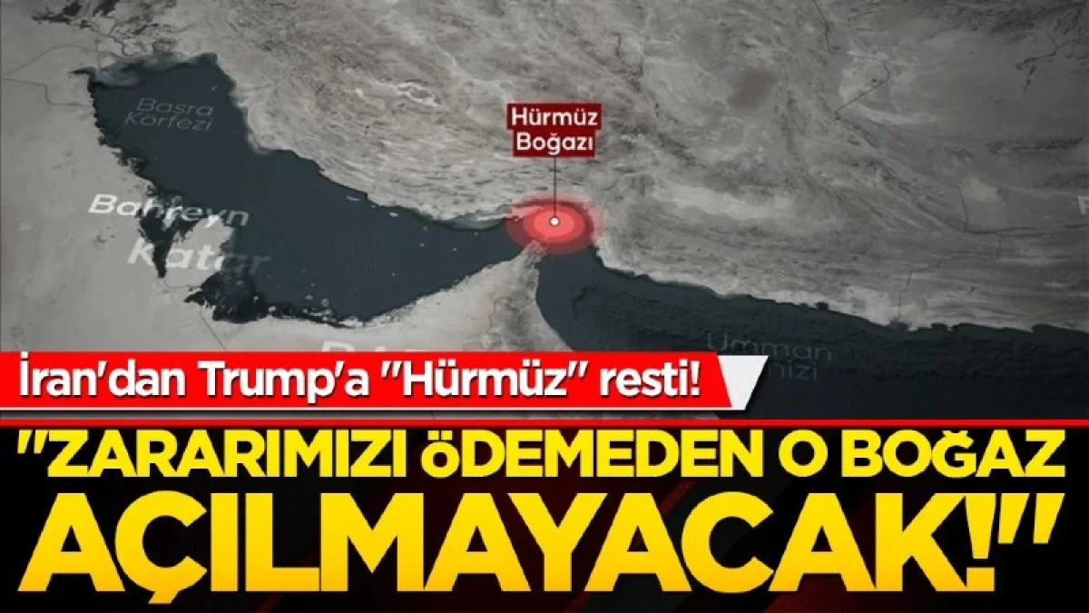 "Zararımızı &ouml;demeden o boğaz a&ccedil;ılmayacak!"